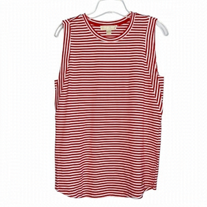 𝅺NEW Michael Kors Red Stripes Top Tank US M